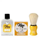 Set after shave Fine Italian Citrus, săpun de bărbierit Fine Italian Citrus și pămătuf Omega 10065