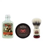 Set after shave RazoRock Emperor, săpun de bărbierit RazoRock XXX și pămătuf Semogue 1438