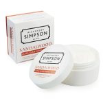 Cremă pentru bărbierit Simpson Ultra Glide Sandalwood 180ml