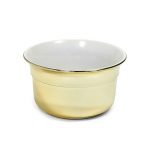 Bol de bărbierit Omega plastic Gold White