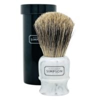 Pamatuf Simpson Pure Badger Highbury Grey Italian Marble S Cu Tub de Calatorie