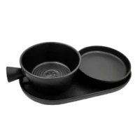 Set bol barbierit Dovo Daylight Negru