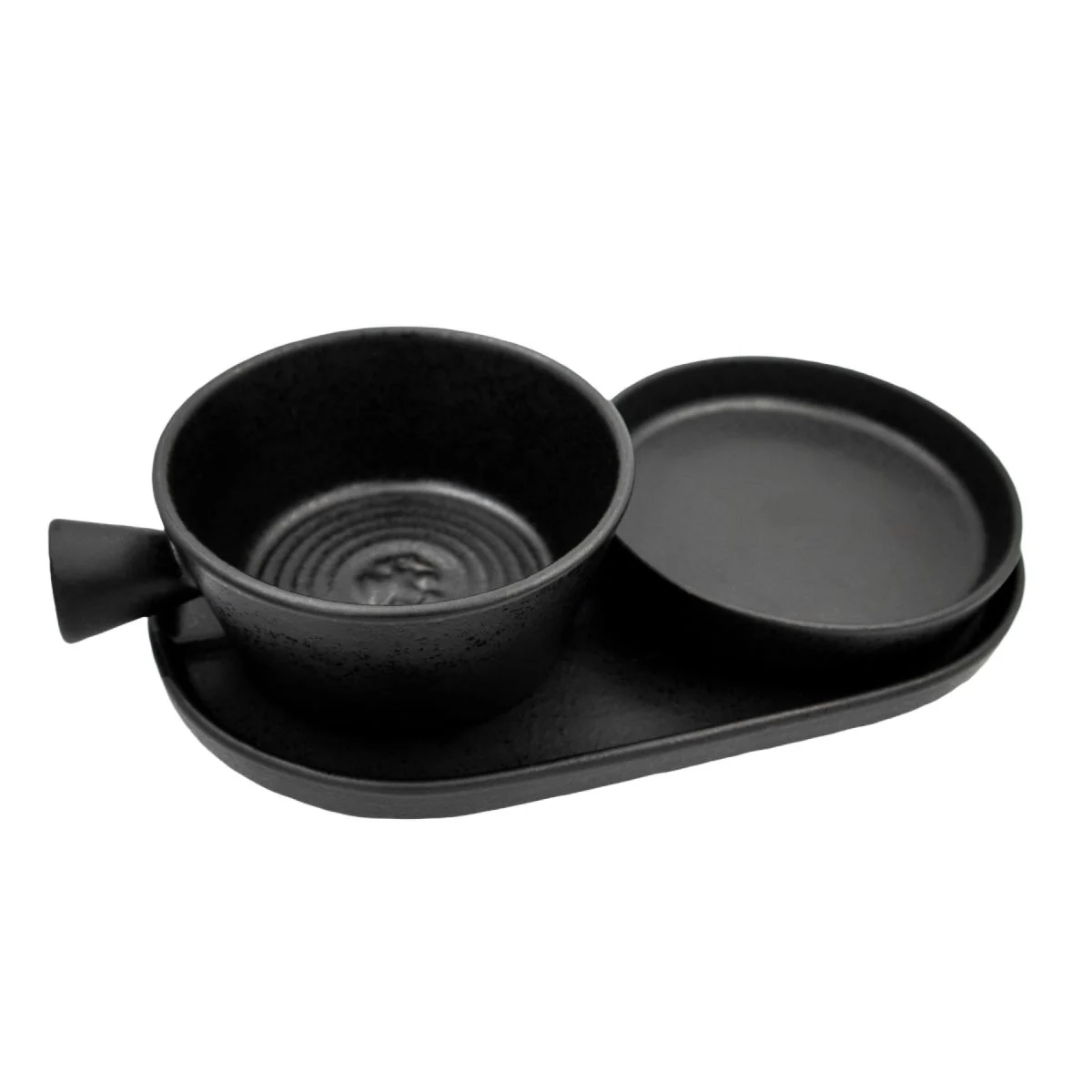 Set bol barbierit Dovo Daylight Negru