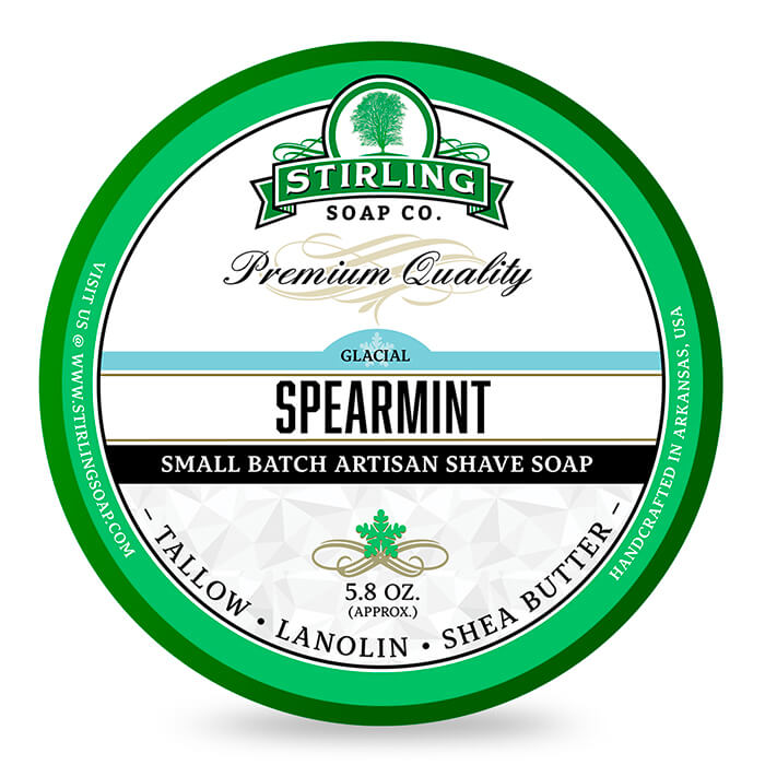Săpun de ras Stirling Glacial Spearmint 170ml 1 Cremă de ras Stirling Glacial Spearmint 170ml