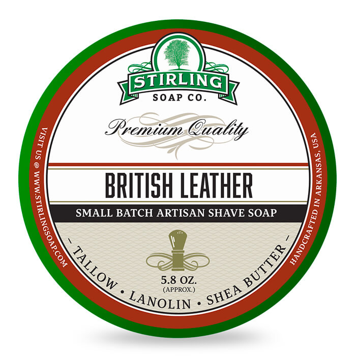 Săpun de ras Stirling British Leather 170ml 1 Săpun de ras Stirling British Leather 170ml