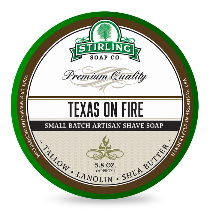 Stirling Soap Company săpun de ras Texas on Fire 170ml 1 Stirling Soap Company săpun de ras Texas on Fire 170ml
