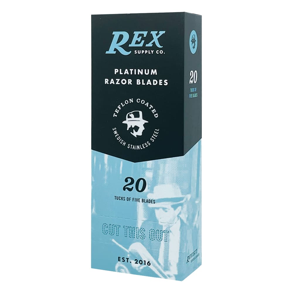 100 lame de ras Platinum Rex 1 100 lame de ras Platinum Rex