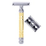 Aparat de ras clasic Parker 69CR convertibil cu pieptene închis și deschis