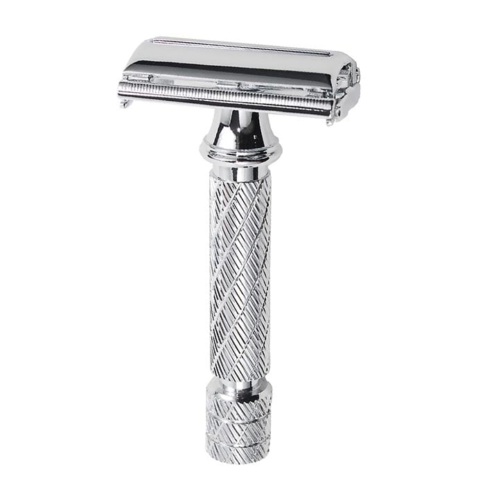 Aparat de ras clasic Parker 87R cu mâner scurt și închidere tip fluture 1 Aparat de ras clasic Parker 87R cu mâner scurt și închidere tip fluture