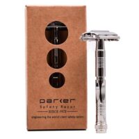 Aparat de ras clasic Parker 90R cu deschidere tip fluture
