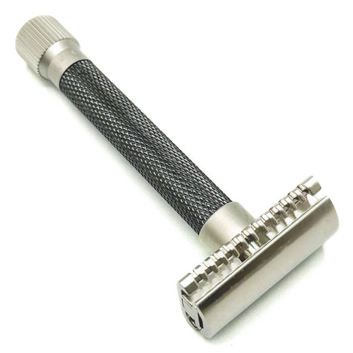 Aparat de ras clasic Parker Variant pieptene deschis graphite 1 Aparat de ras clasic Parker Variant pieptene deschis graphite