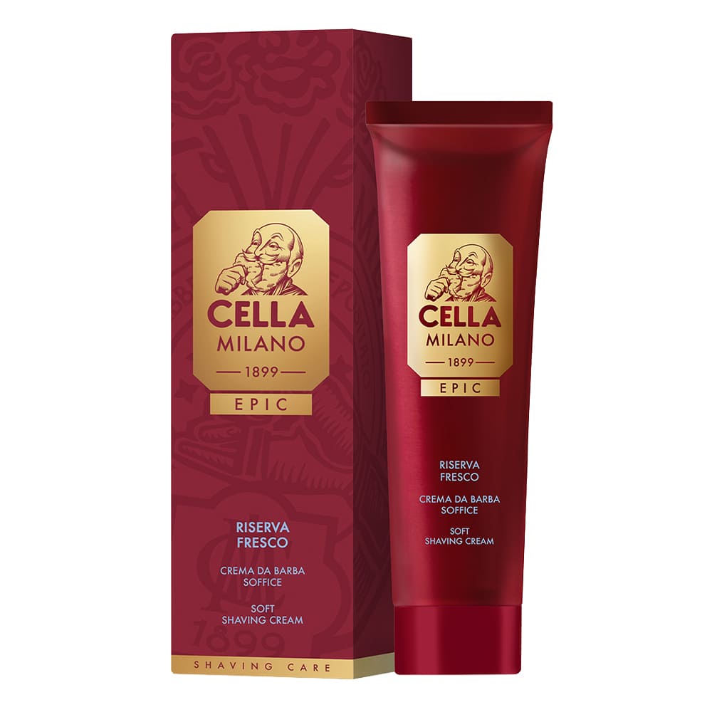 Cremă de ras Cella Milano Epic Riserva Fresco 100ml 1 Cremă de ras Cella Milano Epic Riserva Fresco 100ml