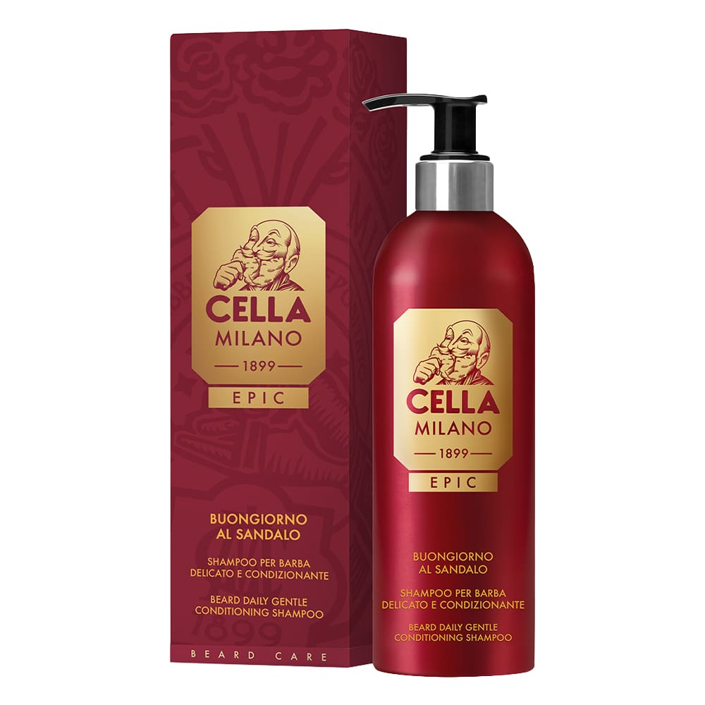 Șampon de barbă Cella Milano Epic Buongiorno al Sandalo 175ml 1 Șampon de barbă Cella Milano Epic Buongiorno al Sandalo 175ml