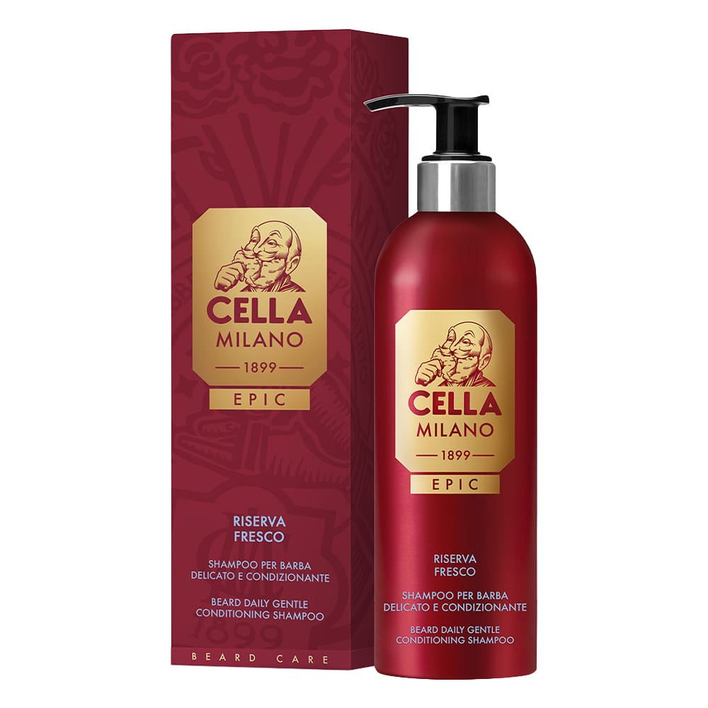 Șampon de barbă Cella Milano Epic Riserva Fresco 175ml 1 Șampon de barbă Cella Milano Epic Riserva Fresco 175ml