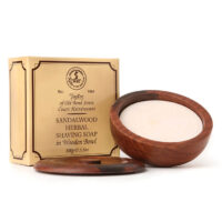 Săpun de ras solid Taylor Of Old Bond Street Sandalwood în bol de lemn 100gr