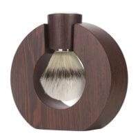 Set pămătuf de ras Mondial Sphaera Silvertip Wengé